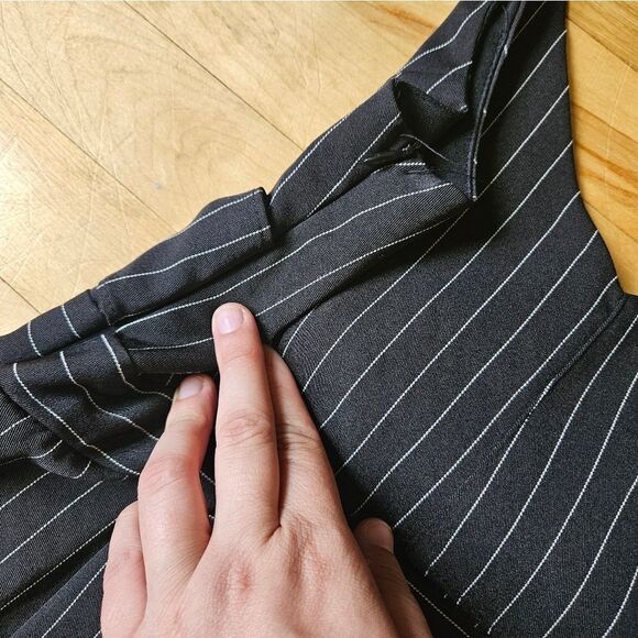 Haute Monde Pinstriped Maxi Dress - Picture 9 of 9